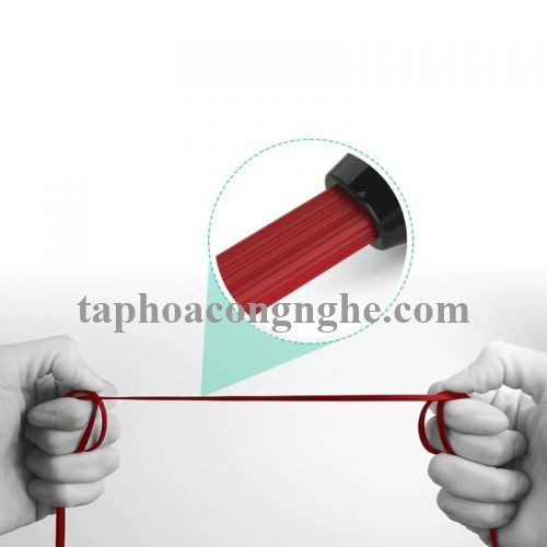 Ugreen 10797 0.5M Đỏ Cáp âm thanh 2 đầu 3.5mm dương chữ L dây dẹt AV119 30010797